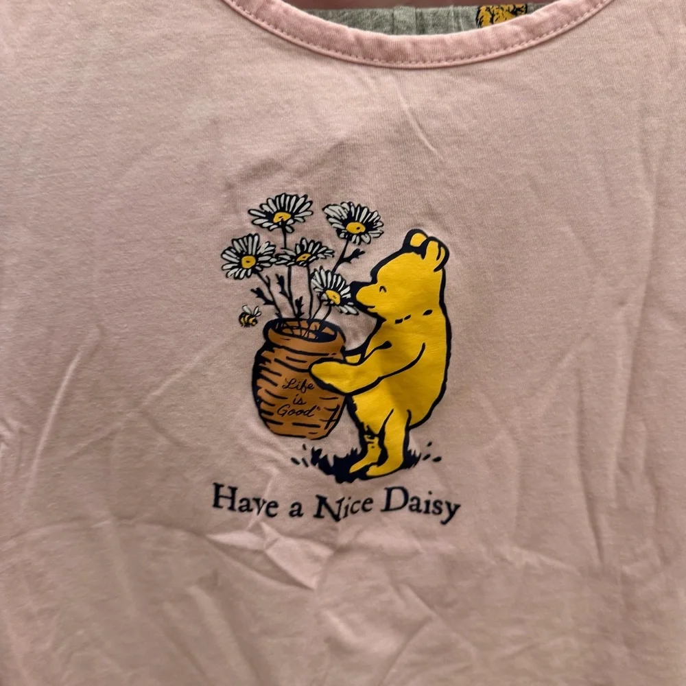 Life is good Winnie the Pooh flower pot PJs set - Picture 4 of 5